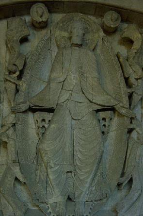 Gislebertus, detail of Last Judgement Tympanum, Autun Cathedral, 
c.1130