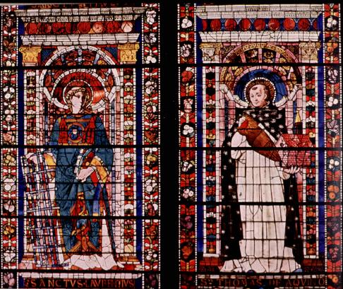 Ghirlandaio, Sts Lawrence and Thomas
Aquinas, Sta Maria Novella, later fifteenth century