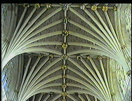 Exeter Cathedral, vault, from Barry Spaul, University of Exeter